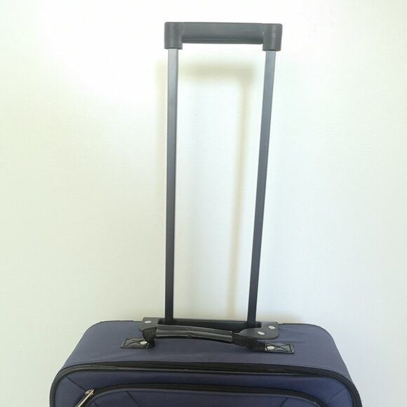 Bundle of 2 Blue Jetstream Textile Suitcase & Carry-On - Picture 2 of 9